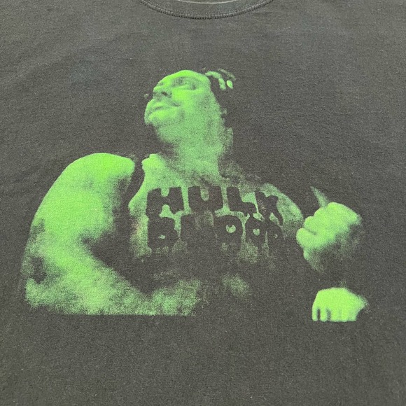 Heavy Cotton 3XL Black Green Graphic Band T-Shirt Hulk Blood Dimebag Darrell Y2K - Picture 8 of 10